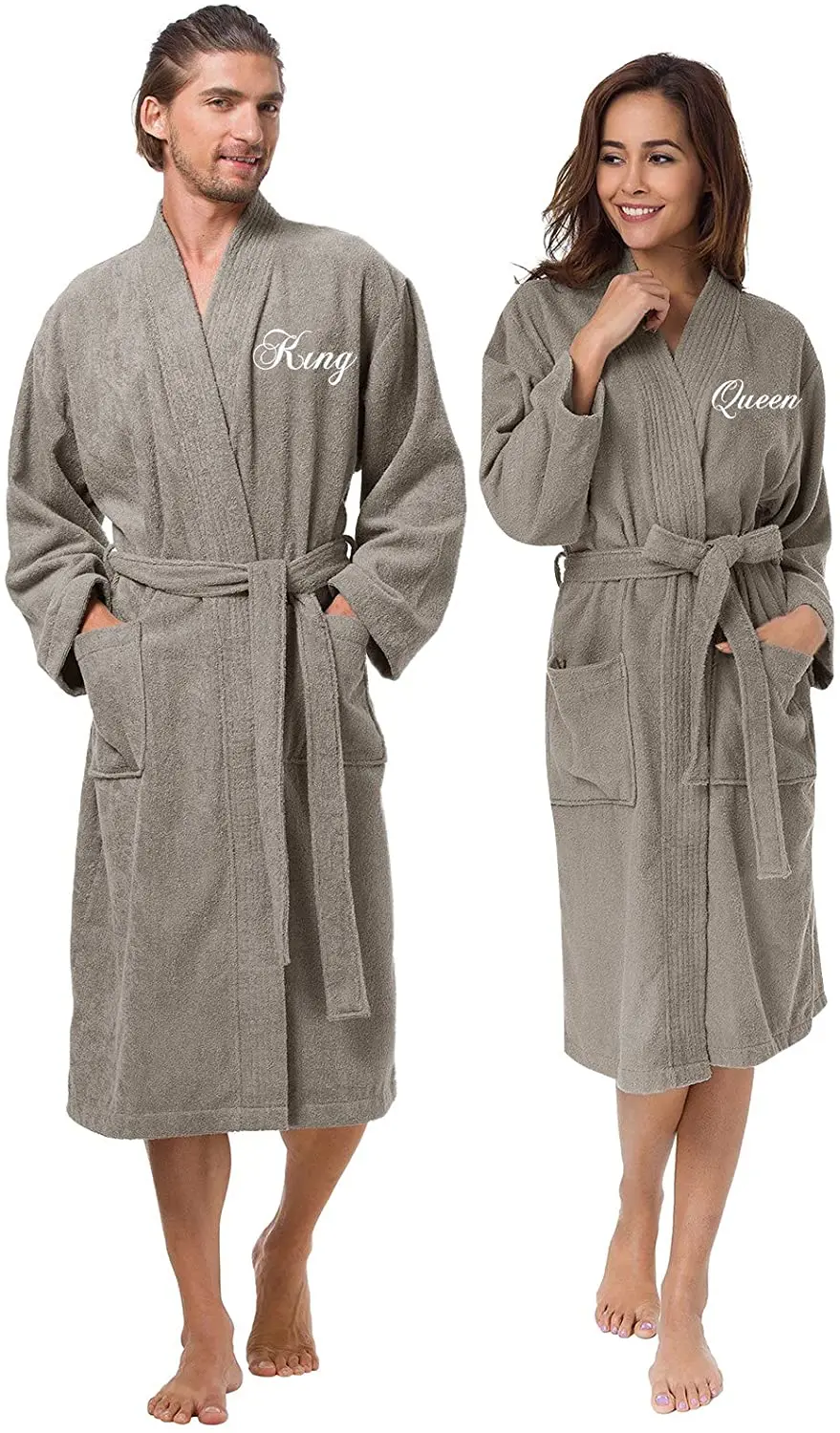 PersonalizationHoodedBathrobeforCouplesCustomWinterHooded