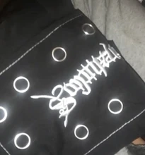 QWEEK-pantalones Cargo negros Harajuku gótico para mujer, ropa de calle gótica de pierna ancha, holgada, Pantalones blancos, moda holgada