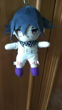 15cm muñeca de peluche de Anime llavero Danganronpa V3 Dangan Ronpa Oma Kokichi Komaeda Nagito campanillas Ohm Material llavero de peluche de juguete