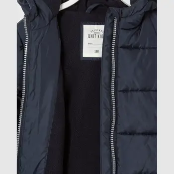 

Marine baby coat with fleece lining