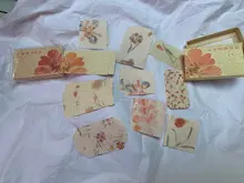 El Sr. De papel 30 unids/caja 8 diseños Ins estilo de flores y hierba serie creativo mensaje cuenta mano Deco DIY caja de cerillas, Material de papel