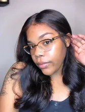 30 pulgadas de la onda del cuerpo de la peluca con malla Frontal Pre arrancado con el pelo del bebé Remy brasileño 13x4 Frontal de encaje pelucas de cabello humano para las mujeres negras