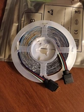 Strip-Light Tv-Background-Lighting Key-Control Desk-Screen Usb-Cable Flexible-Lamp LED