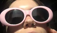 Gafas de sol con montura pequeña para mujer, lentes de sol a la moda, UV400, anteojos de sol Vintage, gafas de sol tipo Ojo de gato, sencillas para montañismo y Pesca