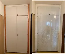 Papel para pared autoadhesivo de PVC, con película decorativa en color blanco perla, papel tapiz impermeable para armarios de cocina y renovación de muebles