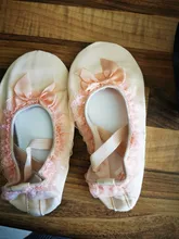 Ballet Slippers Canvas Dancing Girls Sales Lace Toddler on Flat 