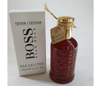 

tester perfume HUGO BOSS BOTTLED OUD SAFFRON EDT 100 ML for men