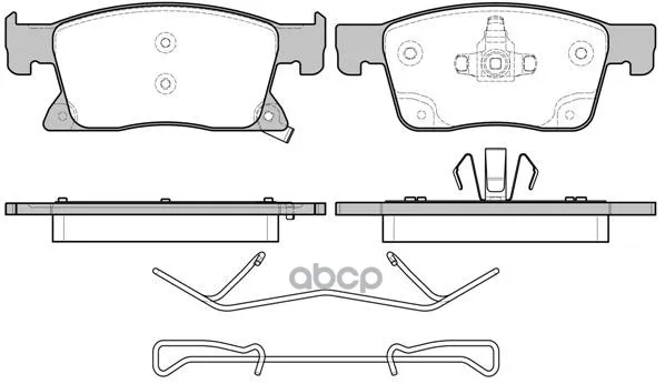 1679.02_колодки Дисковые Передние! Opel Astra K 1.0 15 Remsa 167902 Remsa арт. 167902