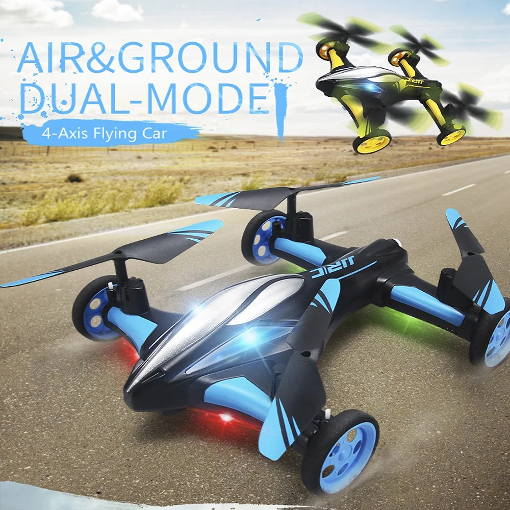 JJRC H23 2 4G 4CH 6-Axis Gyro воздух земля летающий автомобиль оригинальный RC Дрон RTF