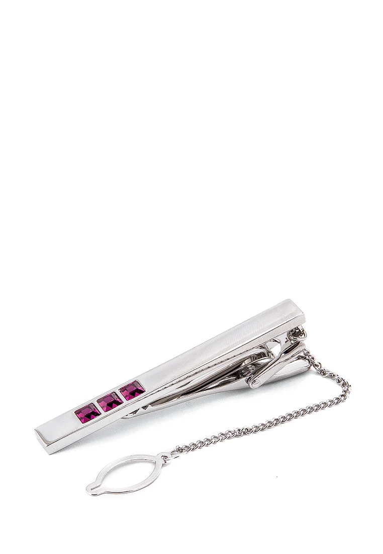 Зажим для галстука в подарочной коробке GREG Серебряный | Украшения и аксессуары