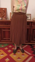 Pleated-Skirt Simplee Elegant 20-Color Fashion Women Belt A-Line British-Style with Autumn