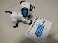 LE NENG-Perro Robot electrónico K21 para niños, juguete de Perro Robot con Control remoto, música, Control por voz, juguete bailarín, regalo de cumpleaños