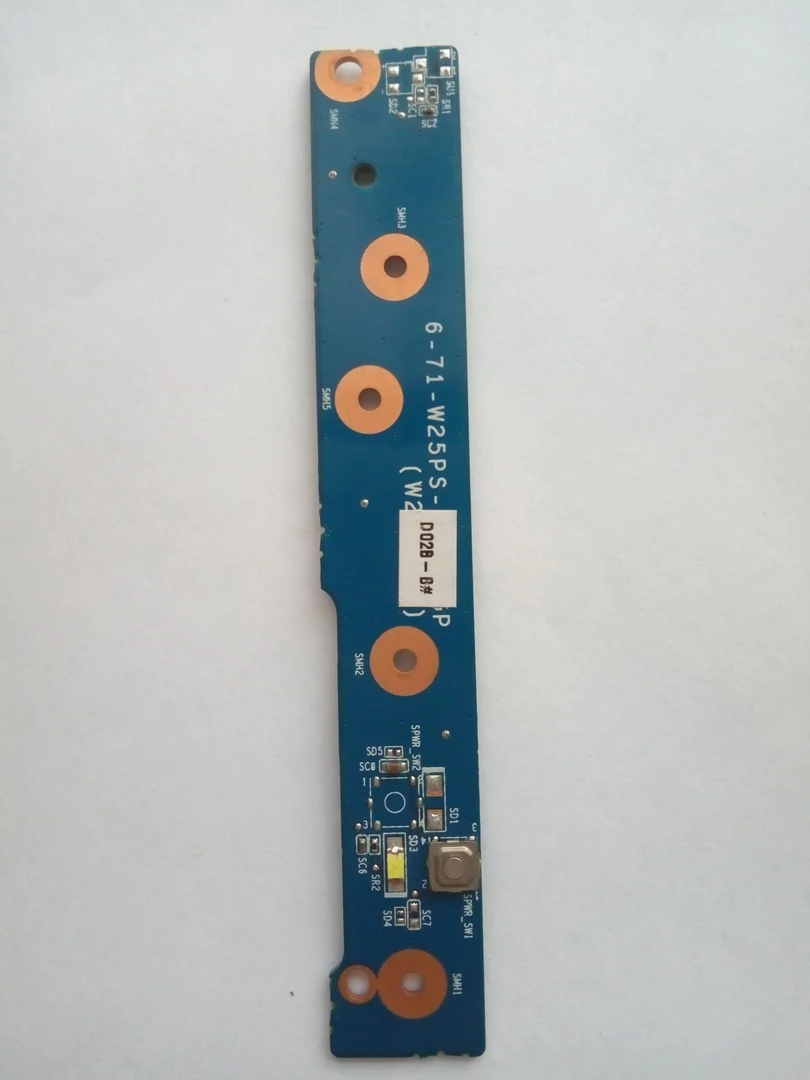 The board of the power button for laptop DNS w253 6-71-w25ps-d02b | Компьютеры и офис