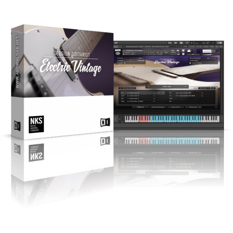 Instrumento nativo Session, guitarra eléctrica Vintage, Biblioteca KONTAKT