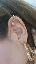 Yobest 5 unids/set 2019, pendientes a la moda con forma de hoja dorada, pendientes con Clip para oreja, pendientes para mujeres trepadoras sin Piercing, pendientes falsos de cartílago