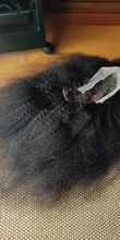 30 pulgadas recto rizado medio malla con división peluca 180% densidad brasileño cabello humano Pre arrancado con el pelo del bebé Remy sin costuras para las mujeres