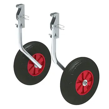 

Transom wheels for inflatable boats, flip-open with 260mm latch (set) 060251T