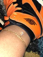 Pequeño A-Z inicial carta pulseras para mujeres Acero inoxidable letras doradas Eslabón cubano tobillera pulsera de la joyería de Boho, regalo de Navidad