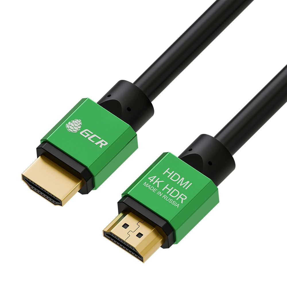 GCR Ultra-modern HDMI 2.0 cable, 5m / 1.2m / 1m / 3m / 5m / 2.5m for connecting Smart TV, PC, game consoles ► Photo 3/3
