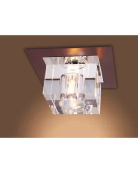 

LED SPOTLIGHT AND G9. METAL CHROME AND CLEAR GLASS. SAVING ENERGY. 40W. G9 LIGHT AND LED. Ref. C617-1