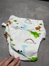 Pantalones de entrenamiento de algodón para bebé, bragas impermeables, pañales de tela reutilizables, pañales de bebé, ropa interior lavable, 2020