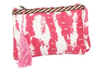 

Cosmetic Bag with decorative trim