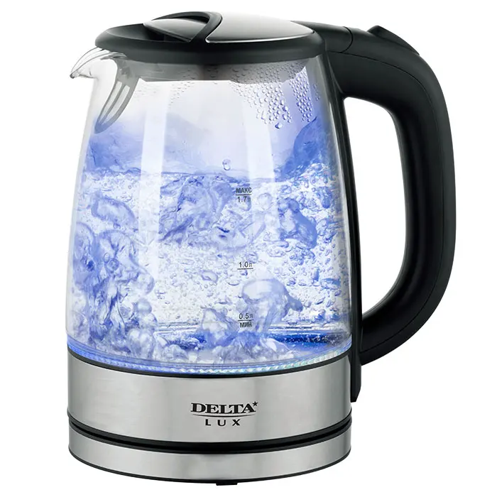 Чайник электрический Delta Lux DL-1204W, 2200 Вт, 1,7 л