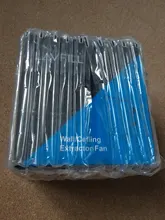 Extractor de baño de ducha, ventilador decorativo Axial, 4 , 100MM