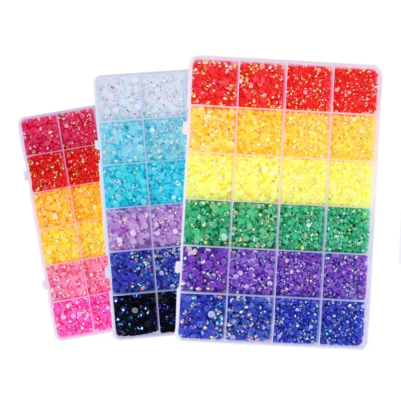 Plastic Organizer Container Storage Box Adjustable Divider Removable Grid for Jewelry Beads Earring Container Small Accessories jewelry storage box