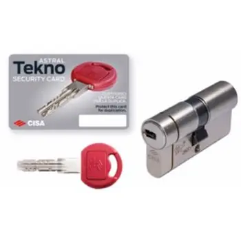 

SECURITY CYLINDER 40X40MM TEKNO PRO LAT DOB. EMBR. CISA