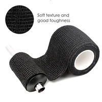 1 pièces ruban noir tatouage poignée pansement Sport Wrap bande auto-adhésif élastique pansement bande tatouage Permanent maquillage accessoires 4