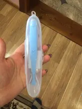 Cuchara para bebé con caja de almacenamiento, cucharilla antideslizante de silicona de grado alimenticio, vajilla de alimentación de bebé, 1 Uds.