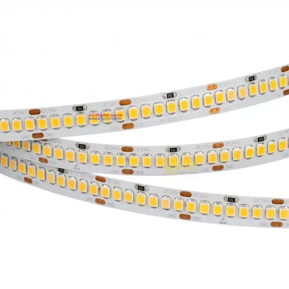 Светодиодная лента RT 2-5000 24V White6000 10mm (2835, 252 LED/m, LUX) 5 м Arlight 022648
