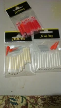 10 unids/bolsa 4,5*40mm luciérnagas para pesca flotador luz fluorescente luces de barra flotante de noche barra que brilla en la oscuridad