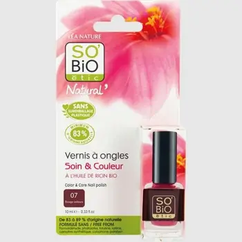 

Nail Polish organic castor oil SO'BiO ETIC-Network velvet-10 ml