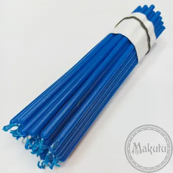 

Candle wax hour bright blue, 20 PCs
