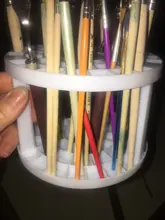 Soporte portátil para pincel de pintura, suministros de pintura para escritorio de estudiante, organizador, 49 agujeros, nuevo