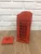 Телефонная будка London red tea house K из дерева 10x10x22 см чайный пакетик коробка для интерьера кухни