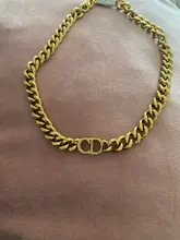 Collar de cadena de acero inoxidable con textura de Metal para mujer, cadena de eslabones cubanos, Gargantilla, regalo de fiesta, 2021