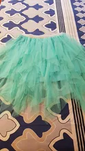 Tulle Skirts Mesh Pleated Irregular Sexy High-Waist Womens New-Fashion for Elastic Red