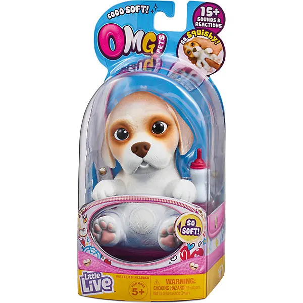 Игровой набор Moose OMG Pets! "Cквиши-щенок: Бигль"