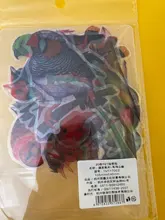 Pegatinas decorativas para manualidades, adhesivos de animales, mariposas, pájaros, Libélula, peces, creativo, bonito, PVC transparente, adhesivo de papelería, 30 unidades