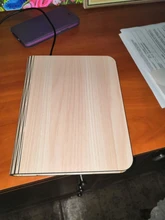 Table-Lamp Desk Led-Book Night-Light Wooden Magnetic Home-Decoration Foldable Creative