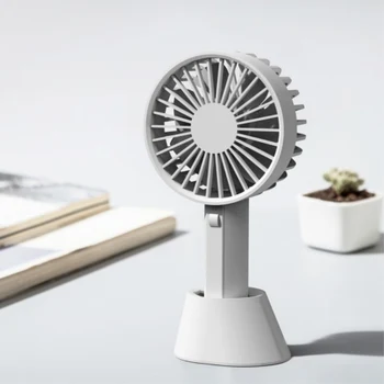 

XlAOMl YOUPIN VH Adjustable Base Portable Handheld Fan 3 Wind Speed USB Rechargeable - Grey