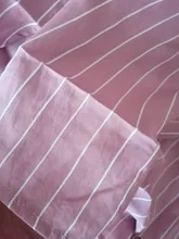 Blusa de verano a rayas con manga corta, camisa con botones y cuello redondo para mujer