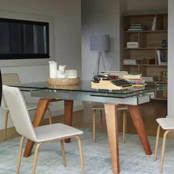 

Dining table rectangular Kentro extendable Crystal