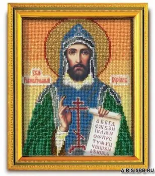

B339 set for embroidery with beads 'Tiny ''St. Cyril's, 12x14,5 cm