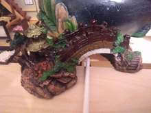 Retro-Arch-Bridge-Ornaments Aquarium-Decoration Fish-Tank-Bridge Turtle-Stairs Landscaping