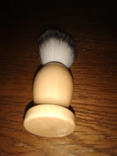 1PC profesional de los hombres brocha de afeitar con mango de madera de Nylon puro para hombres de limpieza de máscara cosméticos herramienta