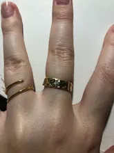 XIYANIKE de Plata de Ley 925 abierto de oro anillos para las mujeres Irregular calado geométrico de la fiesta de cumpleaños de accesorios, regalos, joyería